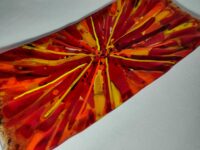 Passion rectangular glass platter