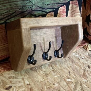 Solid Oak Key Rack