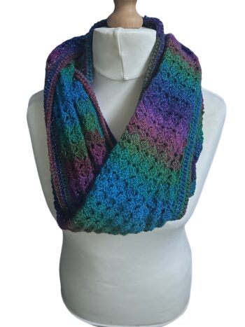 Rainbow Infinity Scarf