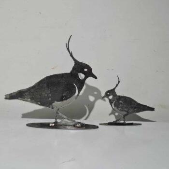 Metal Lapwing on stand - Garden Art- Made in Wales - Image 2