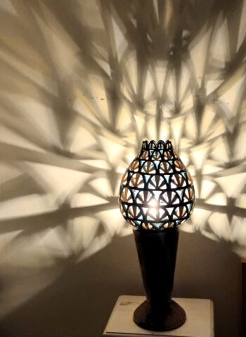 'Phoebus' Large Gourd Lamp - Image 3