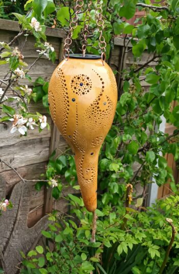 Solar powered Hanging Gourd Lamp b - Image 2