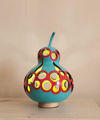 Retro Funky Gourd Lamp