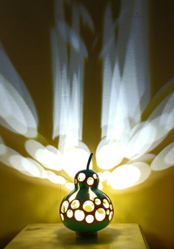 Retro Funky Gourd Lamp - Image 5