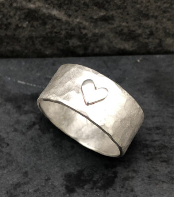 Chunky Heart Ring - Image 3