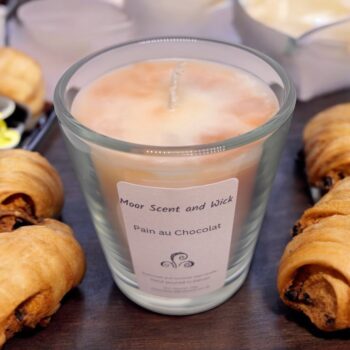 Pain au Chocolat 9CL clear candle jar - Image 2