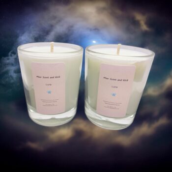 Luna 9CL clear candle jar - Image 2