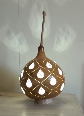 Sparkle Natural Gourd Lamp - Image 6