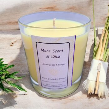 Lemongrass and Ginger 30CL candle jar