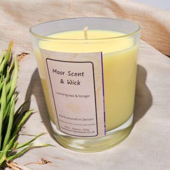 Lemongrass and Ginger 30CL candle jar - Image 2