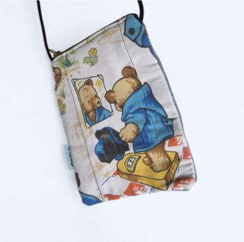 Upcycled Microsatchel - Paddington in the Mirror - Image 4