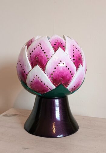 'Waterlily' Gourd Lamp - Image 5