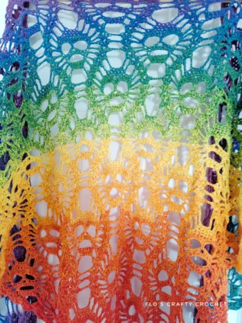 Rainbow Lost Souls Scarf Shawl - Image 4