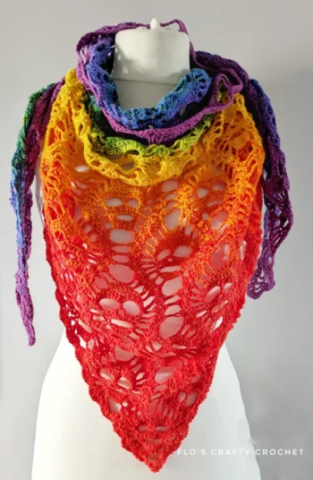 Rainbow Lost Souls Scarf Shawl - Image 5