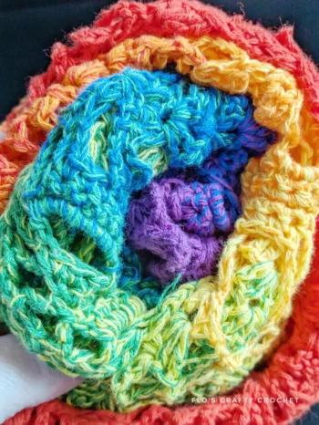 Rainbow Lost Souls Scarf Shawl - Image 2