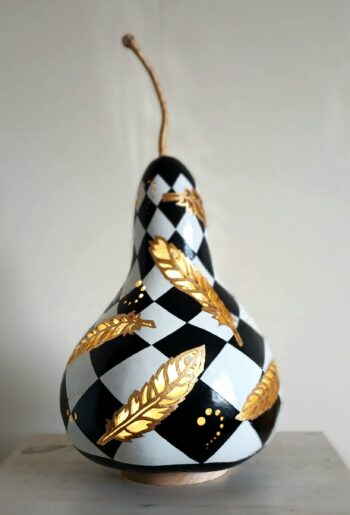 Golden Feathers Gourd Lamp - Image 2